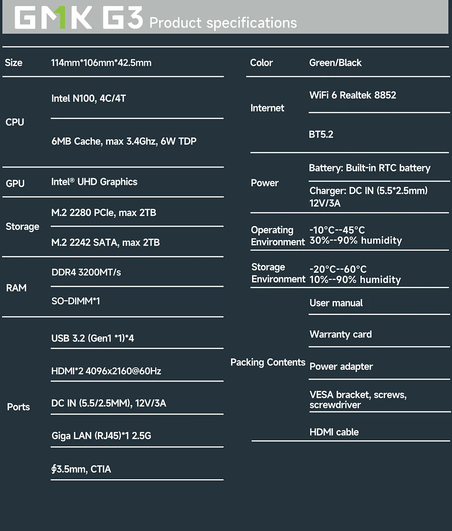1002-GMKtec NucBox G3 Mini Pc